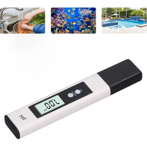 pH-mètre portable, détecteur de pH, mesure de l'acidité/alcalinité, testeur de pH (1/5)