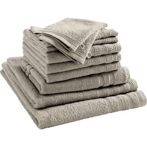 Pack complet 10 pièces "Spa" salle de bain / 400 gr/m² - "Spa" Sable - "Spa" Sable -