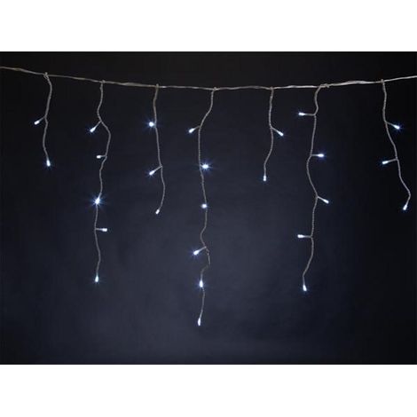 Vellight LED-Lichtvorhang kaltweiß, 4 m, 144 LEDs, wetterfest, energieeffizient und verzaubernd (1/4)