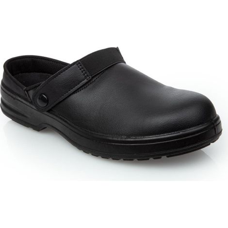 Sabots de Cuisine de Sécurité Cryzon Noirs - Slipbuster Footwear (1/5)
