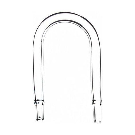 Gomito in vetro U per acquario 6 mm (1/2)