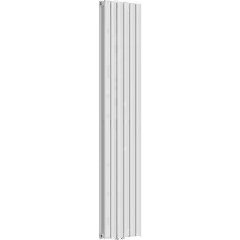 Radiador de doble panel 1198 vatios acero 160 x 36 cm blanco 030010481