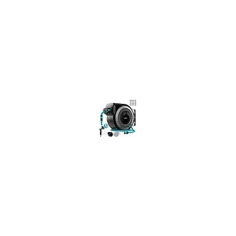 Cecotec Carrete de Manguera 10m HydroShell 100 Pro. Enrollador Automático con SlowReturn y Smooth Technology