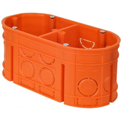 Caja de empotrar doble de profundidad 2x 60 mm M2x60F