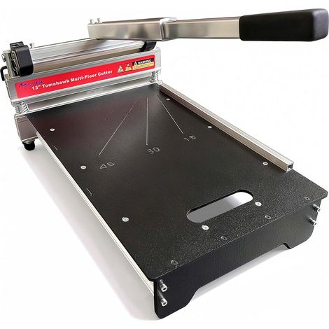 Coupe-plancher stratifié/en vinyle robuste de 13" pour planchers préfabriqués, stratifié, H/MDF, LVP/T, VCT, SPC, WPC, PVC, revêtement et plus jusqu'à 11/16" (17 mm) d'épaisseur Coupeur (1/5)