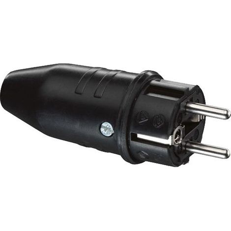 Enchufe eléctrico brennenstuhl robusto negro IP44 16A 230V (1/2)