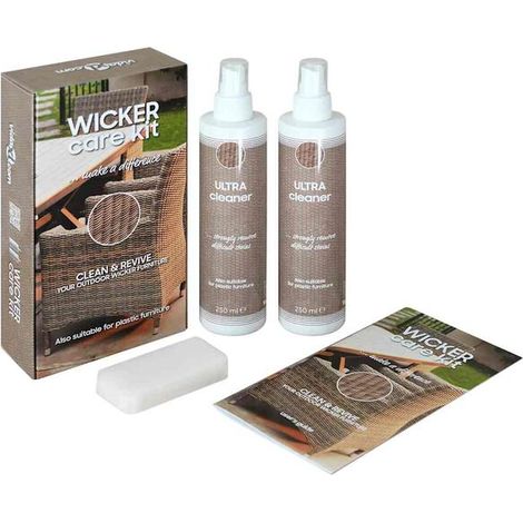 Kit d'entretien pour mobilier de jardin en rotin/teslin 2 x 250 ml (1/4)