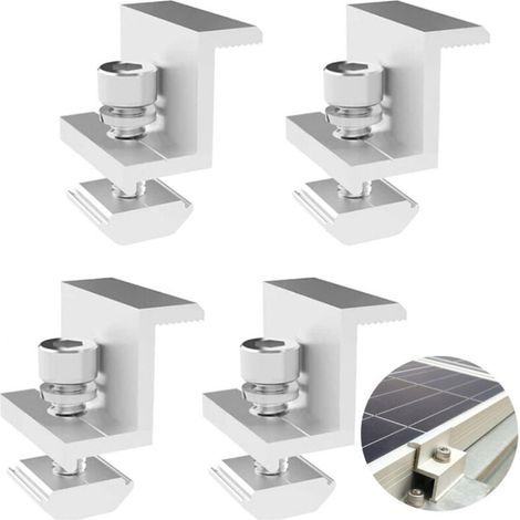 verstellbare Z-Halterungen für Photovoltaik-Solarmodule – 30-mm-Endklemme – Komplettset – OUYLAF (1/4)