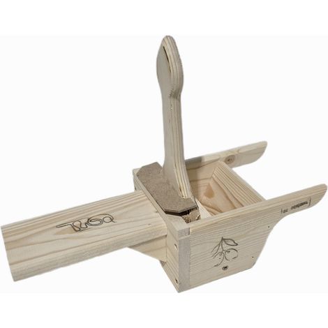 Machine Talox pour écraser les olives en bois 38x14.5cm