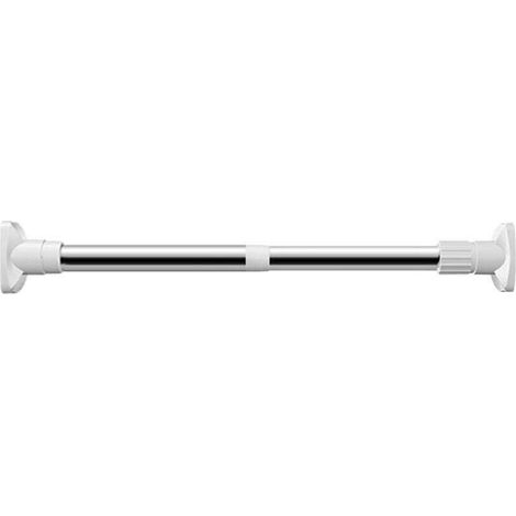 Tringle à Rideau Télescopique 5080cm Set Barre Rideau Extensible sans Perçage Tringles à Rideaux à Tension de Ressort pour Cuisine, Salle de Bain, Armoire, Fenêtre (1/4)