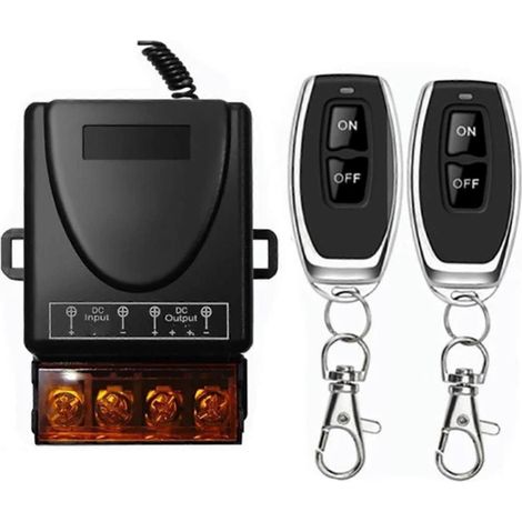 Interrupteur sans fil universel 433 MHz avec télécommande, relais 220 V 30 A, télécommande intelligente RF sans fil pour équipements industriels (1 unité) (1/5)