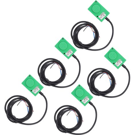 Näherungssensor 2-Draht 90-250V AC 2A, normalerweise offener Annäherungsschalter, 5 Stück, Präsenzsensor für Türen und Maschinen, max. 170 Zeichen. (1/5)