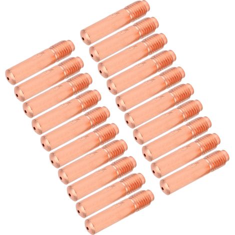 20 pièces de contact de soudage et buses 000068, compatibles Miller Millermatic M-10 M-15 M-25 M-40 M-100 M-150, embouts de torche robustes, kit de rechange (1/5)