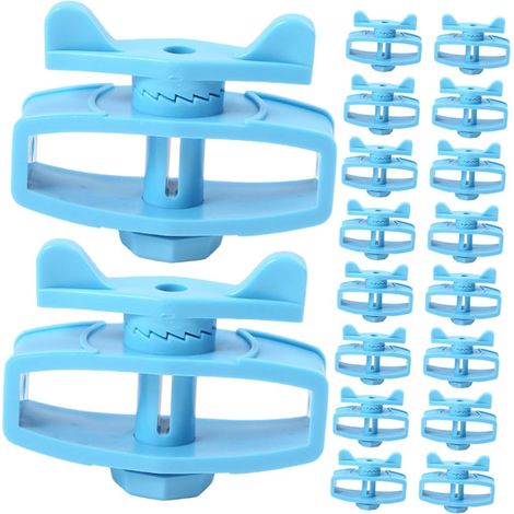 Juego de 24 tensores para cercas eléctricas con aisladores y accesorios para sistemas de malla de alambre, tensores duraderos para animales y granjas. (1/5)