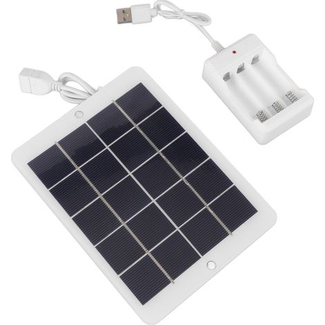 Solarpanel-Akkuladegerät 3W 5V Hoher Wirkungsgrad Effiziente Ausgangsleistung Tragbare Solarzelle für den Außeneinsatz (1/5)