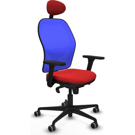 Sedia da ufficio piqueras y crespo Jorquera blu nylon (1/2)