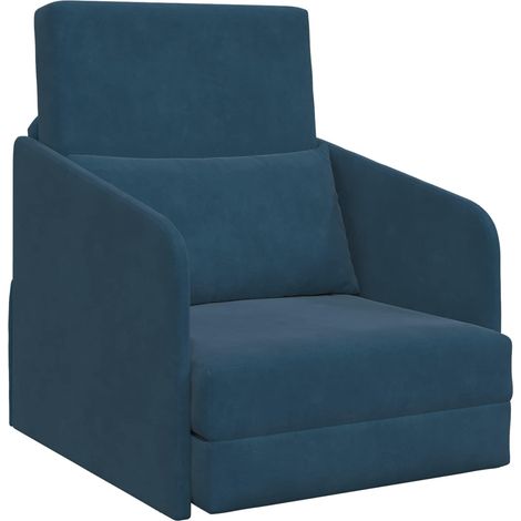Maison Exclusive - Schlafsofa Blau 65 x 80 x 83 cm Samt