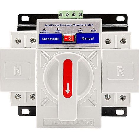 Disjoncteur LYQ1-63/2P AC230V de type micro, version mise à jour, double alimentation, inverseur automatique, sûr et fiable (1/5)