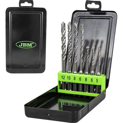 Accessorio jbm sds plus custodia resistente organizzata 19x11 cm