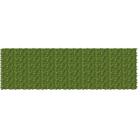 Pantalla de balcón con hojas Verde y amarillo 500 x 150 cm