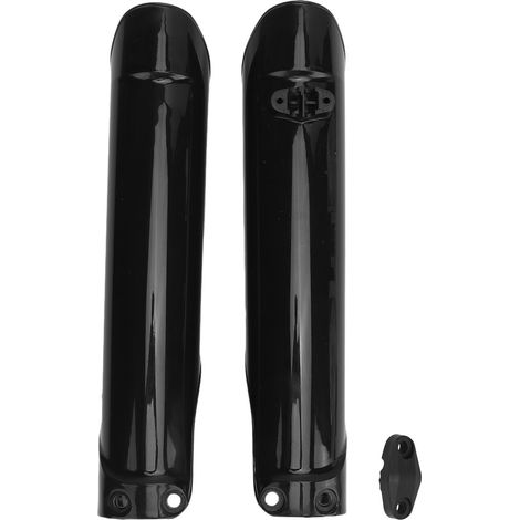 Set di 2 protezioni per forcella anteriore moto, protezioni di ricambio per ammortizzatori per EXC EXC-F SX SX-F XC, nere (1/5)