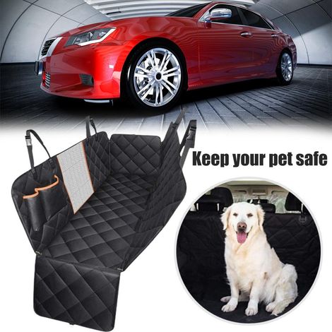 Housse de siège auto pour chien, protecteur de banquette imperméable et résistant, tapis de protection pour voiture, couverture de siège arrière durable. (1/5)