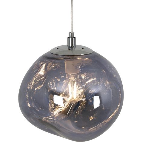 Design Kristall-Hängeleuchte "Abril" - Ø 28cm
