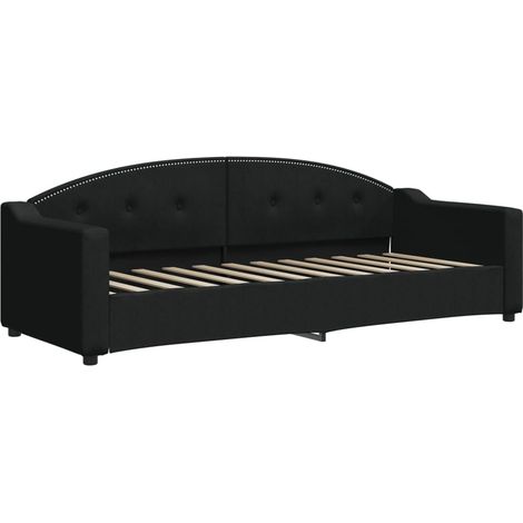 Maison Exclusive - Letto da Giorno Nero 80x200 cm in Tessuto (1/5)