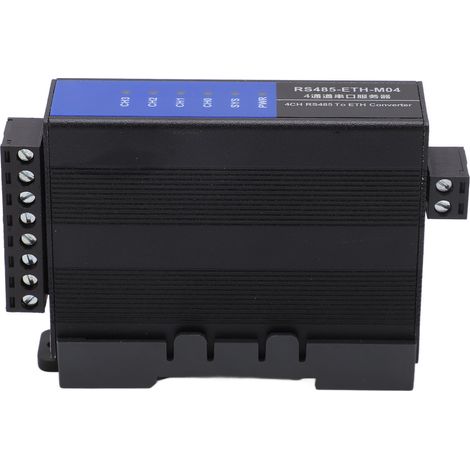 Serveur série 4 voies RS485 vers Ethernet RJ45, 6 voyants LED, convertisseur RTU vers TCP/TCP vers RTU, alimentation DC 9V-28V (1/5)