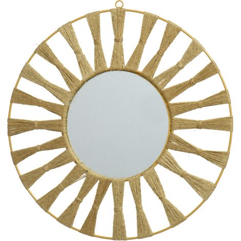 Miroir rond corde - Nos Envies Déco