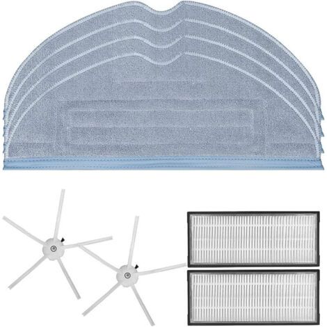 Accessoires pour robot aspirateur Roborock S7 S7 Plus S7+ S7 Maxv Ultra T7S T7S Plus, pièces de rechange avec brosse principale, chiffons de nettoyage, filtres Hepa, brosse latérale,