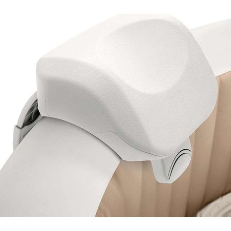 Appui-tête de spa Premium PureSpa Blanc 28x23x17 cm Mousse (1/3)