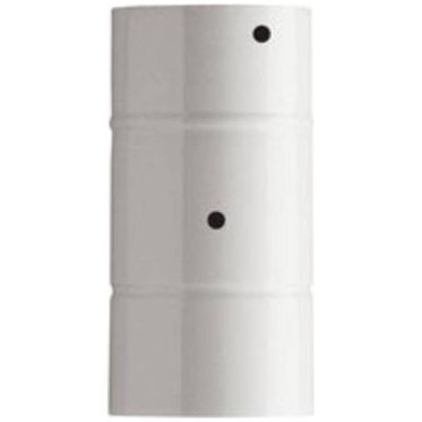 TUBO FORATO P/SERRANDA H 25 CM D 10 CM BIANC0