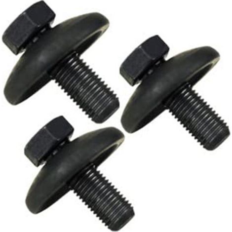 Befestigungsschrauben und Unterlegscheiben für Rasenmähermesser 532193003: Set mit 3 Befestigungsschrauben und Unterlegscheiben für Rasenmähermesser, hochfester, rostbeständiger, verzinkter Stahl, sic