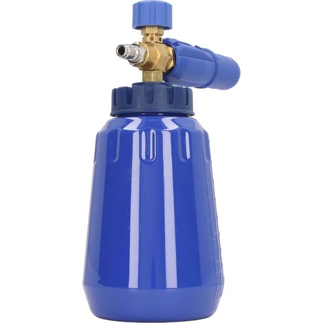Pulvérisateur de mousse haute pression 4000 psi, pistolet à eau, pulvérisateur de mousse multifonctionnel, pistolet haute pression, interface de connexion rapide 1/4" NPT, bleu foncé (peinture à l'hui (1/5)