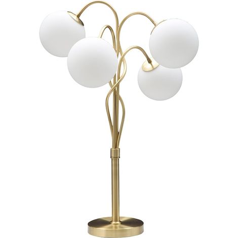 Atmosphera GLAMY lámpara de mesa dorada 53 cm de diámetro (1/5)