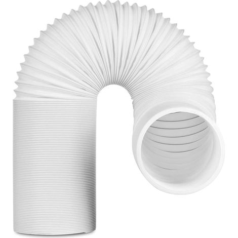 Tuyau d'Évacuation Climatiseur Mobile - 5 Pouces 13cm x 2m - Flexible PP Rétractable - Résistant -20°C à 70°C - Durable (1/4)