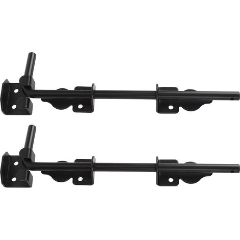 Verrou de porte double en acier au carbone Pocreation 30,5 cm (12 (1/5)