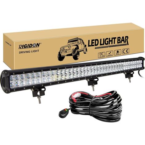 36 pouces 90cm 234W led light barre 4x4 avec 12V faisceau kit 6000K (1/5)