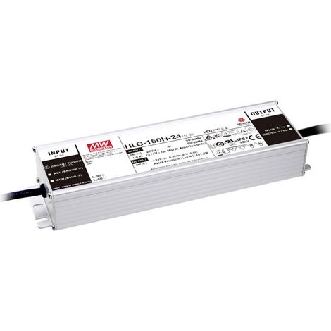 MW Mean Well HLG-150H-24AB LED-Treiber  Konstantspannung 151.2 W 3.8 - 6.3 A 22 - 27 V/DC dimmbar, 3