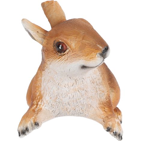 Figura realista de ardilla trepadora hecha de resina, escultura decorativa de animal para uso exterior, adecuada para jardín o patio. (1/5)