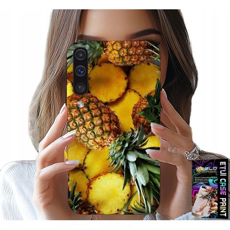 Custodia per Samsung Galaxy A70 - motivo ananas + vetro (1/5)
