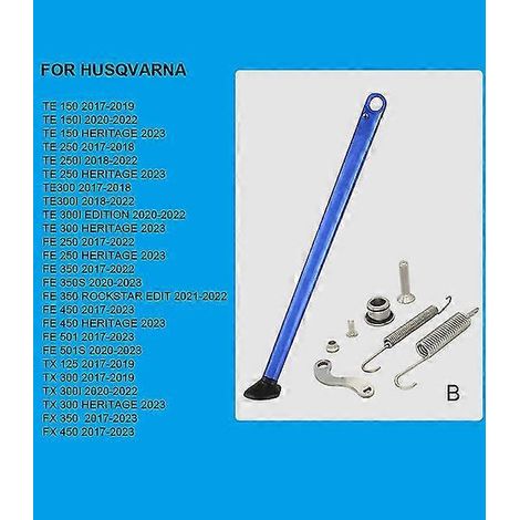 Motorrad-Seitenständer für Husqvarna Husaberg TE TX FE FX FS 125 150 150i 250 250i 300 300i 350 390 450 501 570 2011–2023 – Lavendel (1/5)