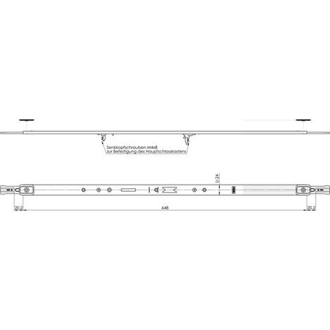 Têtière en U Multisafe 855R U-St.24mm L.648mm Surface galvanisée/Fuhr argent STA FUHR