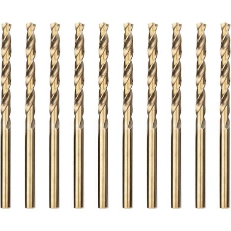 HSS Metallbohrer 4mm Kobalt 10er Set für Edelstahl & Metall (1/5)