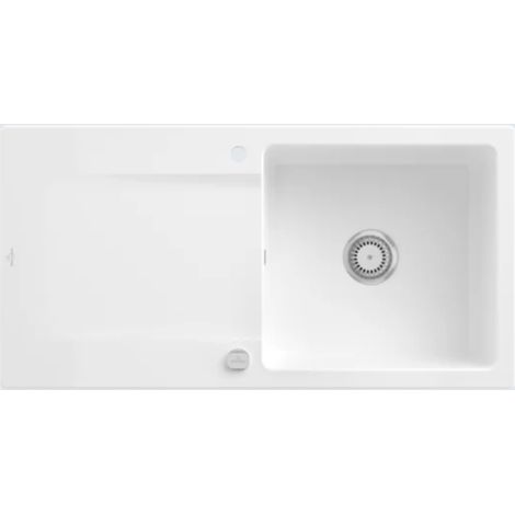 VB Einbauspüle Siluet 60 333602 1000x 510mm Rechteck Weiß Alpin CeramicPlus (1/3)