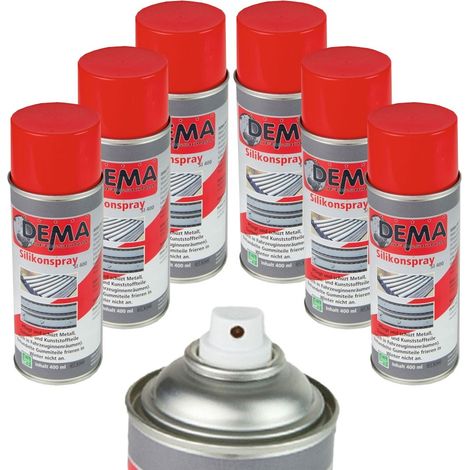Silikonspray / Cockpitspray PROFESSIONAL 6 x 400 ml Kunststoffpflege Gummipflege (1/5)