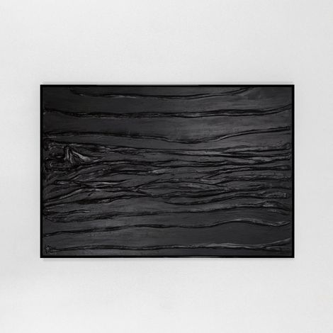 Gemälde Samt II Rahmen Schwarz 120x80 cm (1/5)