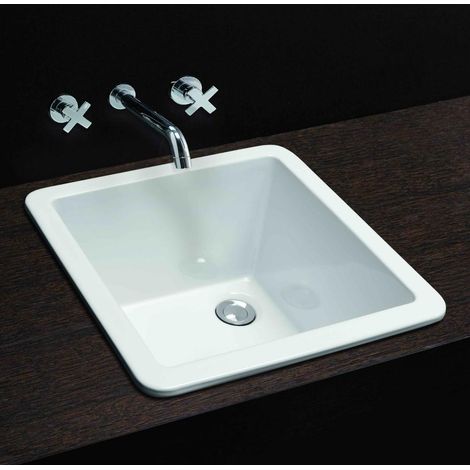 VALADARES 78618002 MONCHIQUE Pileta Lavadero 46x46 cm Blanco - ref: 78618002C