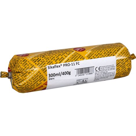 Mastic colle Sika Sikaflex PRO 11 FC Purform – Blanc – 300ml – Haute adhérence pour béton armé – Polymérisation rapide sous humidité
